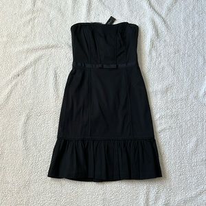 NWT Black Strapless Dress